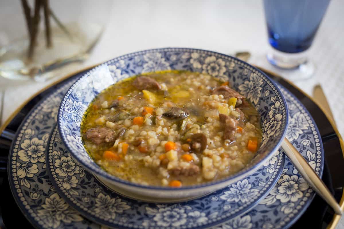 Easy Veal (or Beef) Vegetable Soup Perfect for Fall