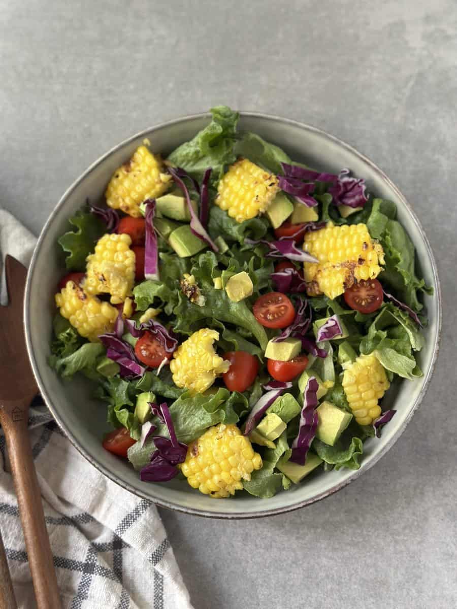 Fresh Summer Grilled Corn Salad